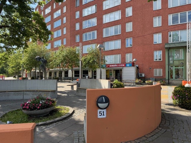 Vy över Granängstorget