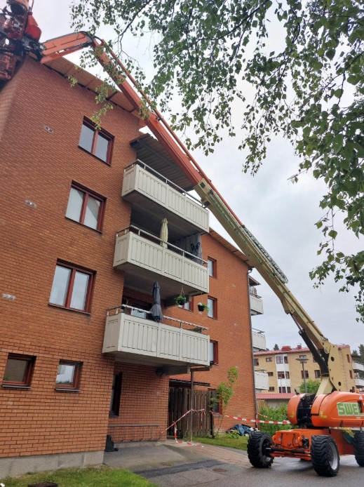 Takarbete på fastighet